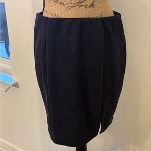 Black suede mini skirt, altar’d state, size L